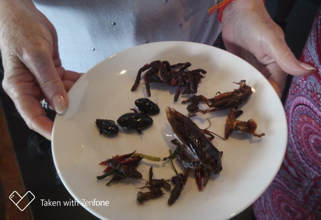 Local food in Cambodia