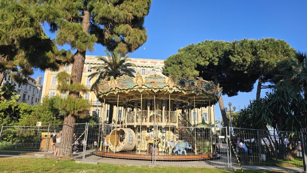 Merry-go-round in Nice